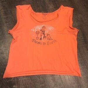 Life is Good cut off T shirt